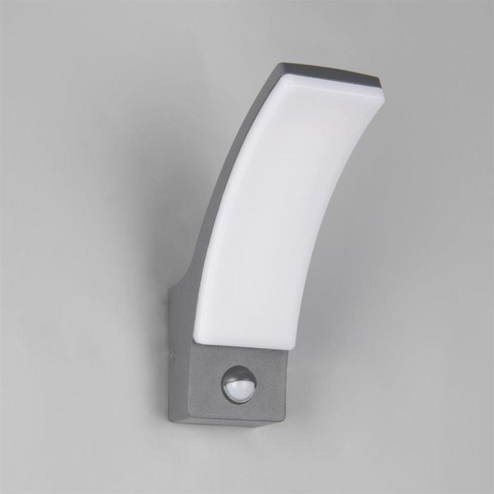 Beja IP44 LED PIR Outdoor Anthracite Wall Light R23359142