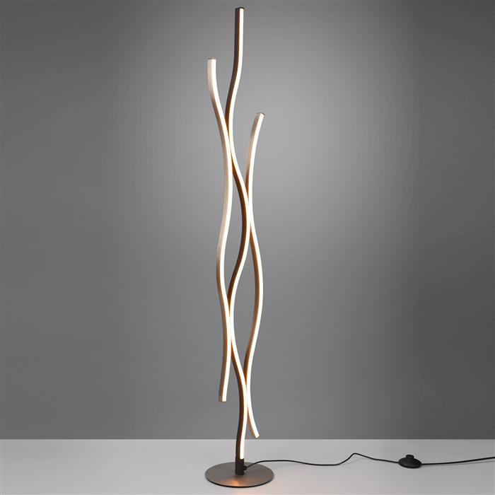Blaze LED Brushed Aluminium Floor Lamp 441210305