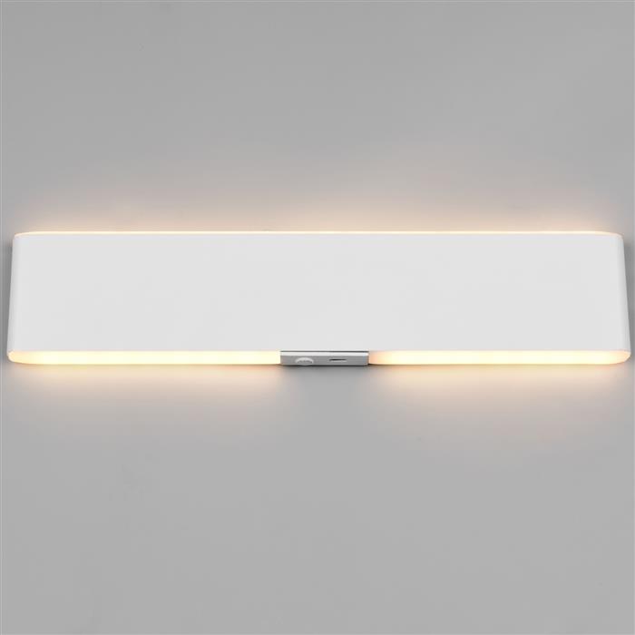 Conchita Large White CCT LED Battery Wall Light 257619131