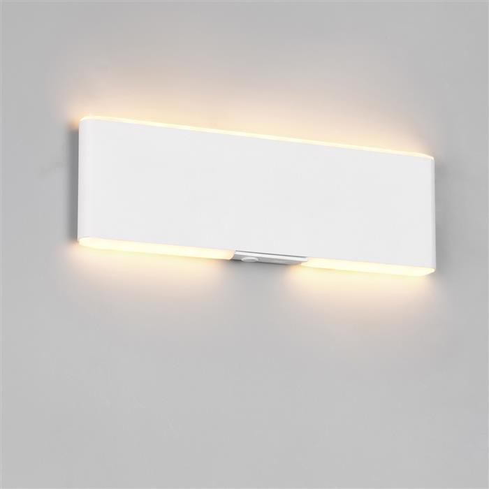 Conchita Small White CCT LED Battery Wall Light 257610131