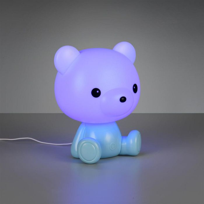 Cutie LED RGB Child's Blue And White Bear Table Lamp R57991112