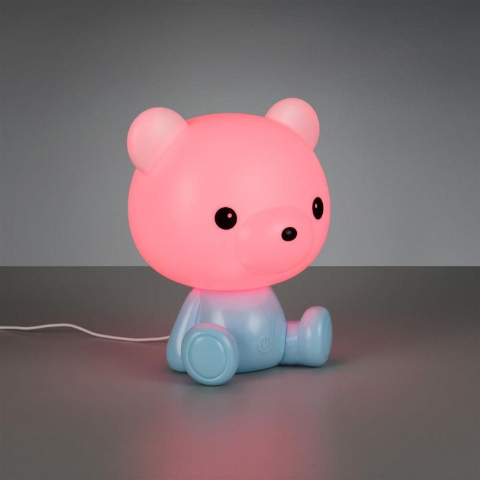Cutie LED RGB Child's Blue And White Bear Table Lamp R57991112