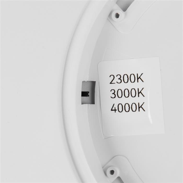 Draco LED Large Matt White Round Flush CCT Flush Fitting R65891931
