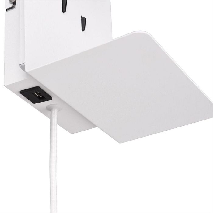 Element Matt White USB Dual-LED Wall Light 222570231
