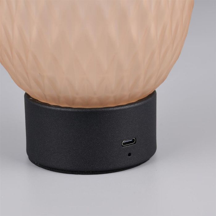 Facette LED Rechargeable Amber Table Lamp 564210113