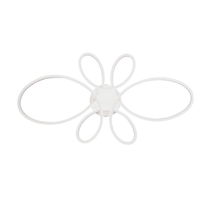 Fly Large White LED Semi-Flush Ceiling Fitting 645619131