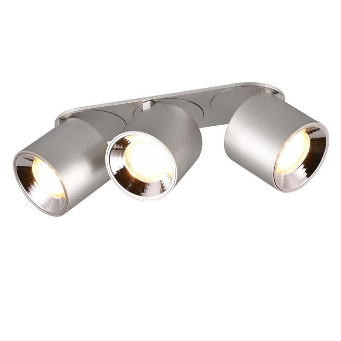Guayana Matt Nickel Triple Ceiling Mounted Spotlight 651000307