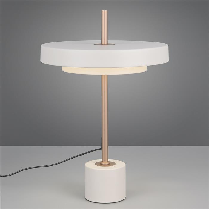 Keaton Warm Grey CCT LED Table Lamp 540210176