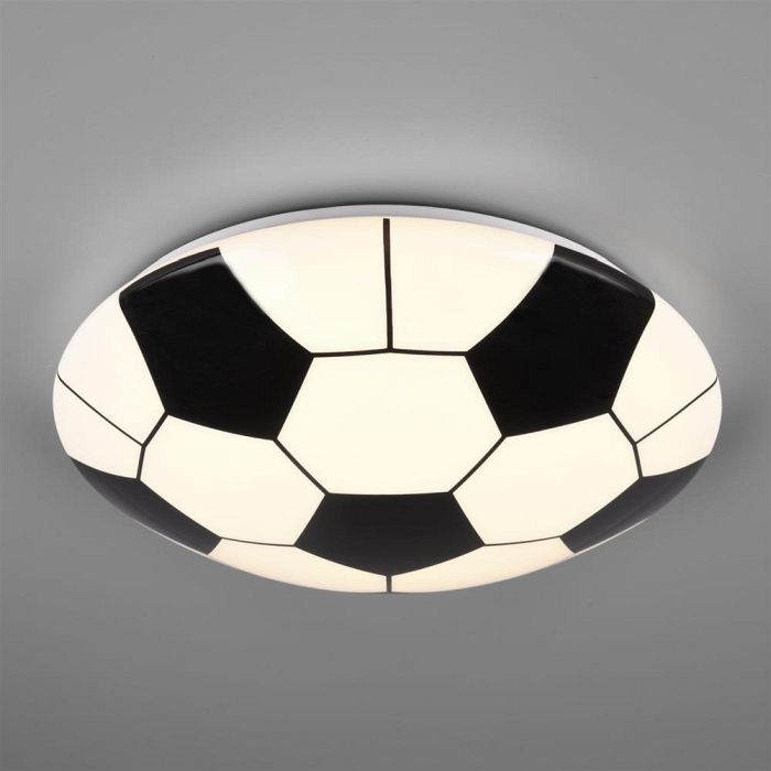 Kloppi White And Black Flush Ceiling Fitting R62941101