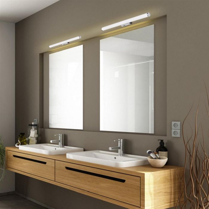 Mattimo IP44 LED Medium Chrome Bathroom Wall Light 283270206