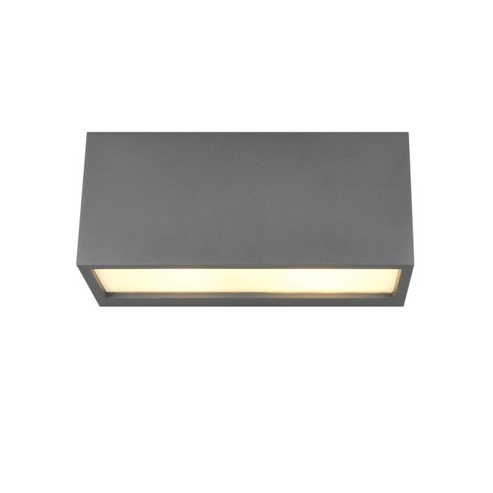 Mayenne IP44 Outdoor Anthracite Wall Light 218560242