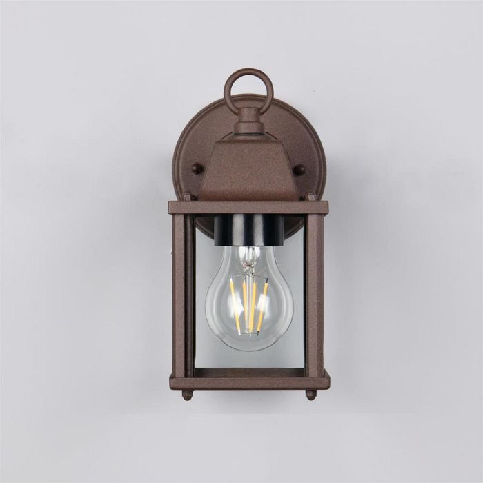 Mirande IP23 Rusty Outdoor Wall Lantern 262260124