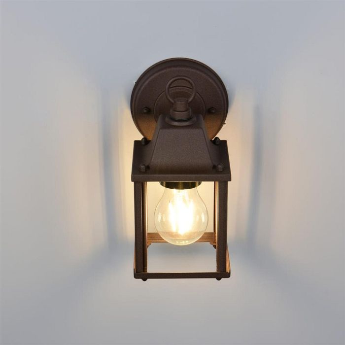 Mirande IP23 Rusty Outdoor Wall Lantern 262260124