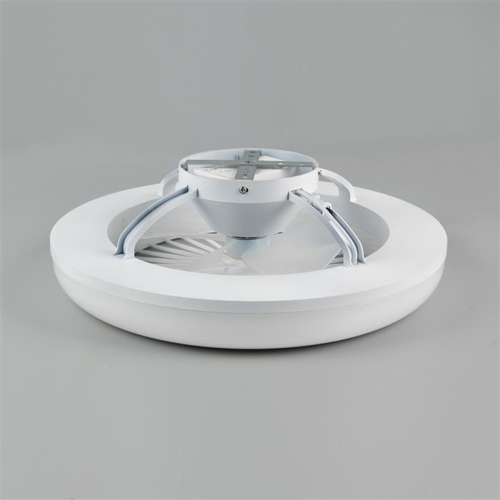 Mora LED CCT White Flush 3 Speed Ceiling Fan Light R64032101