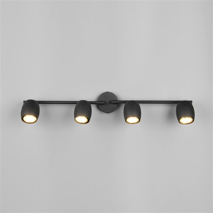 Nancy Matt Black 4 Light Adjustable Spotlight R86264032