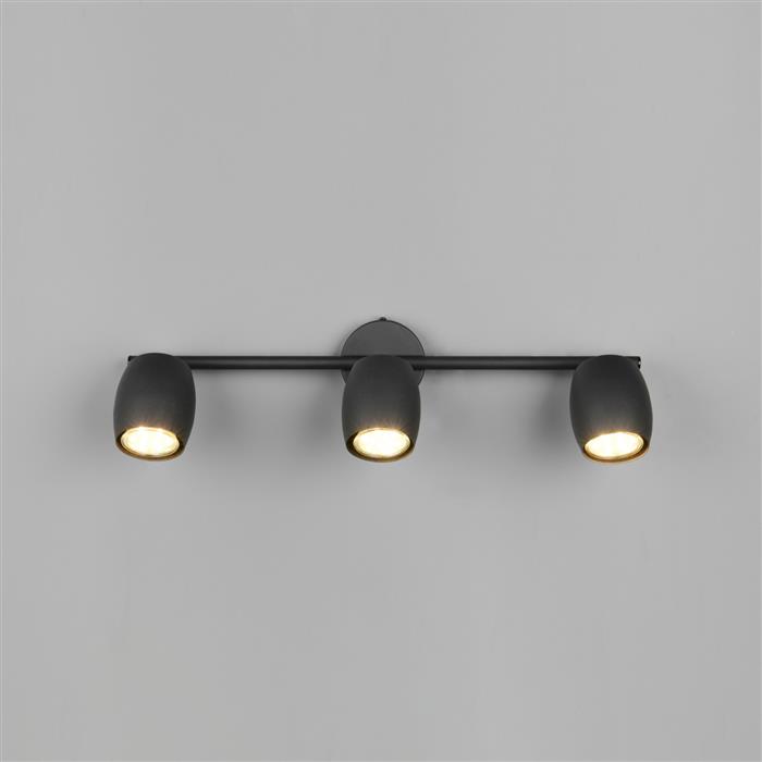 Nancy Matt Black Triple Adjustable Spotlight R86263032