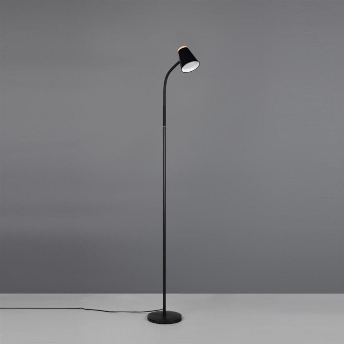 Pongo LED Floor Lamp Black Finished R45831102
