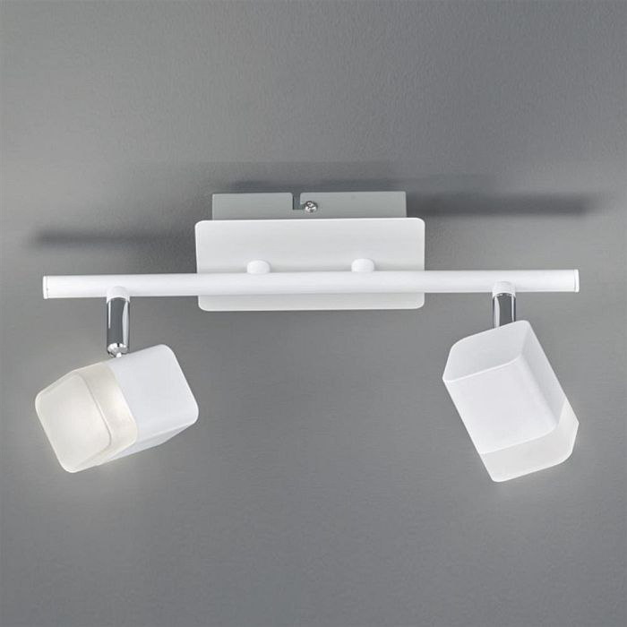 Roubaix Matt White Double Wall/Ceiling Spotlight R82152131