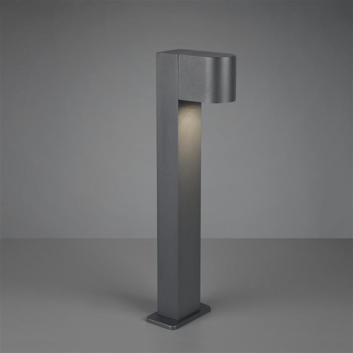 Roya IP44 Anthracite Outside Post Lamp 504260142