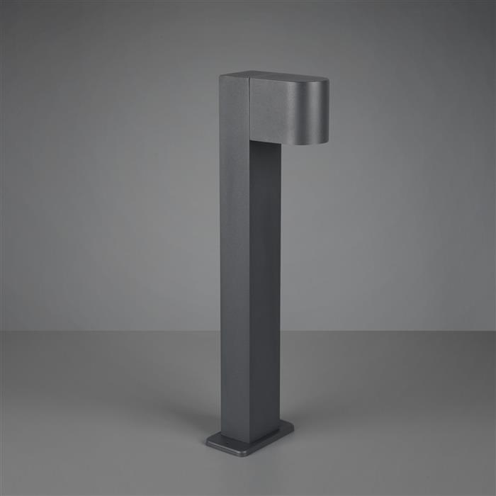 Roya IP44 Anthracite Outside Post Lamp 504260142