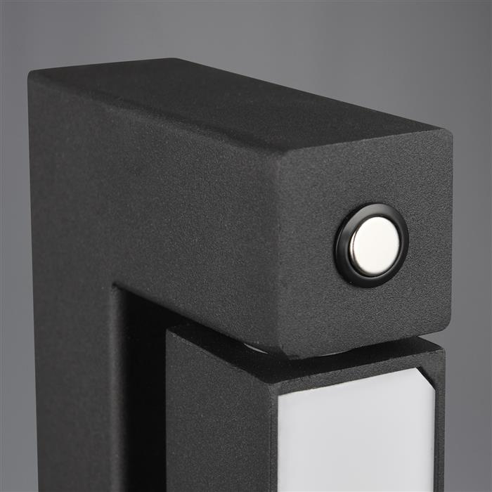 Seeker Matt Black Touch-Dim CCT LED Floor Lamp 448810132