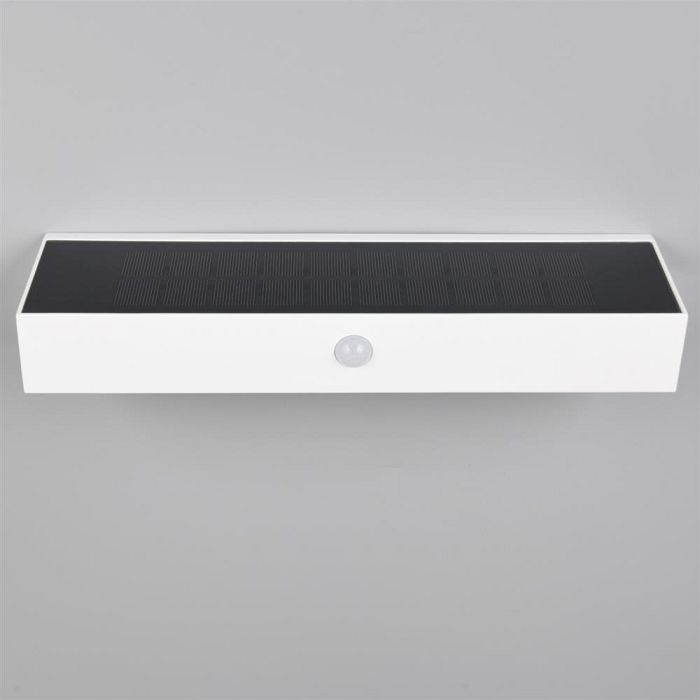 Silves IP44 Solar PIR Outdoor White Wall Light R23306101