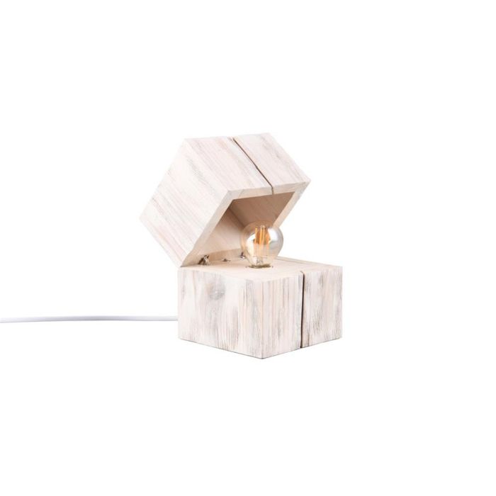 Treasure White Natural wood Table Lamp 514110101