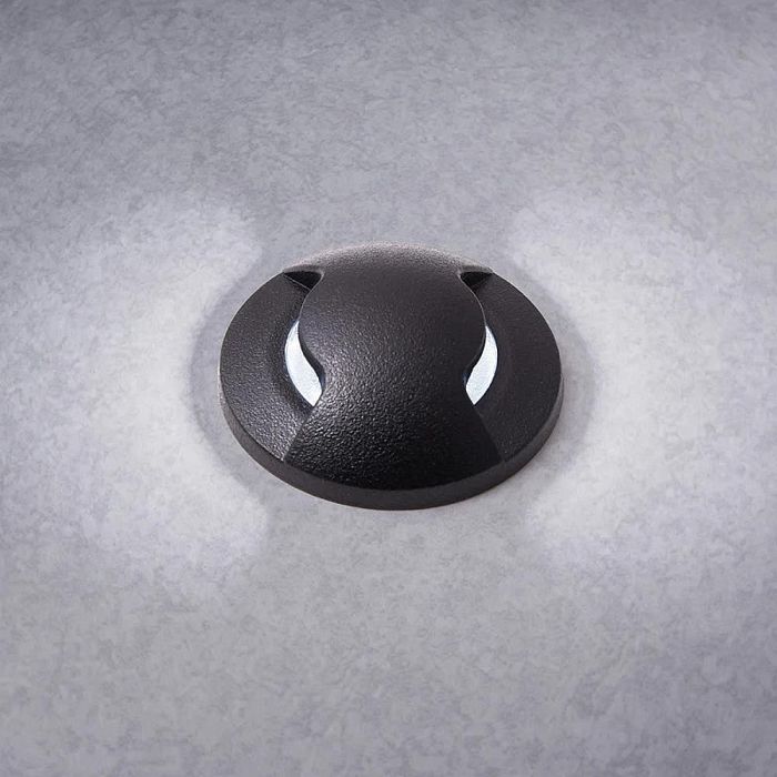 Aldo 2-Way Black IP67 LED Recessed Light ALDO2LBL