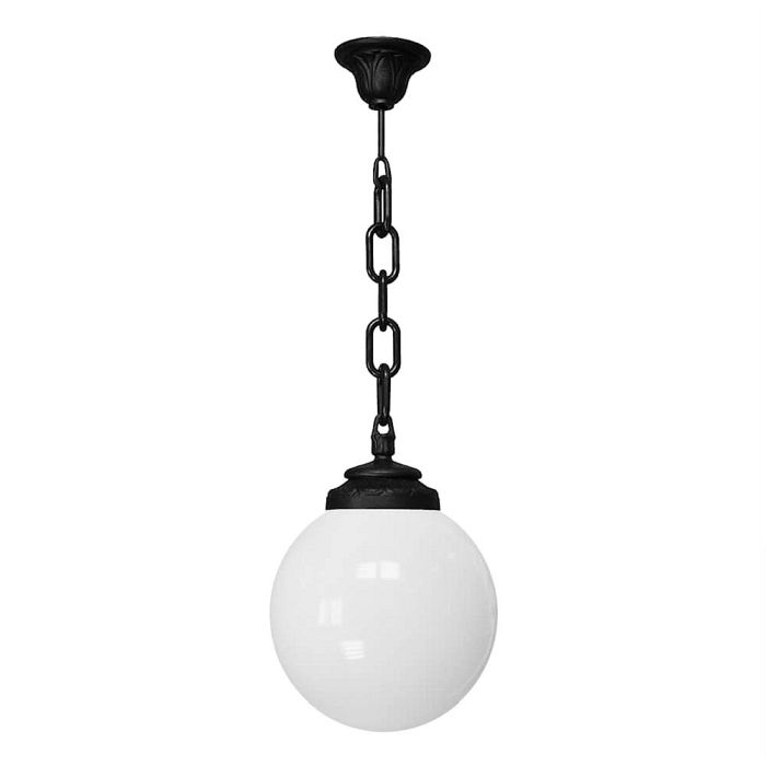 Globe Black Resin IP55 Outdoor Hanging Lantern SICHEM/G250