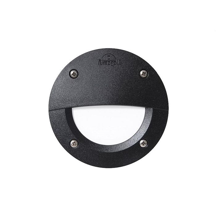 Leti 100 Round Eyelid Black IP66 Recessed Light LETI100RDELBL