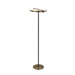 Aerial Black And Gold Metal LED Touch Dimmable Floor Lamp 62332GO