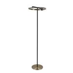Aerial Black And Gold Metal LED Touch Dimmable Floor Lamp 62332GO
