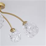 Astral Gold (Colour) Five Light Flush Fitting 11525-5GO