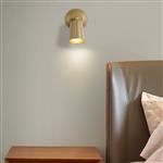 Cone LED Gold (Colour) Rechargeable Wall Light 23340GO
