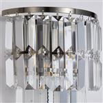 Empire Two Light Antique Brass And Crystal Wall Fitting 61321-2AB