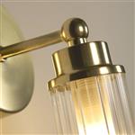 Imperial IP44 Bathroom Satin Brass Single Wall Light 29981SB