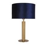 Brass And Navy Velvet