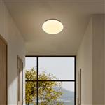 Malta 30mm LED White Flush Ceiling Fitting 23381-30WH
