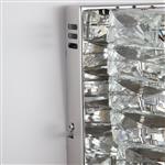 Modena LED Crystal And Chrome LED Wall Light 65812CC