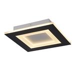 Squary LED 250mm Matt Black Flush Ceiling Fitting 44714BK