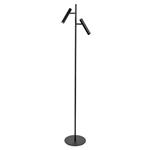 Aspen Black Dimmable LED Double Floor Lamp 6888BK