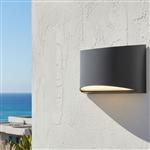 Marco Graphite Resin IP65 LED Wall Light 4158GP