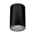 Max Large Black IP65 GU10 Resin Flush Light 6818BK