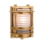 Nautic Curved Solid Brass IP64 Wall Light 5924BR