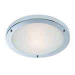Rondo IP54 Flush Ceiling Light Chrome Finish 3340CH
