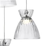 Royale 3-Light Clear Glass LED Cluster Pendant 6842CHCL