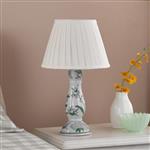 Aviara Small Botanicle Table Lamp With Ivory Pleated Shade AVI4024