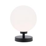 Esben Matt Black And Opal Glass Touch Lamp ESB4122-23