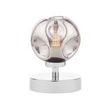 Esben Polished Chrome And Smoked Glass Touch Table Lamp ESB4150-28