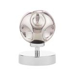 Esben Polished Chrome And Smoked Glass Touch Table Lamp ESB4150-28